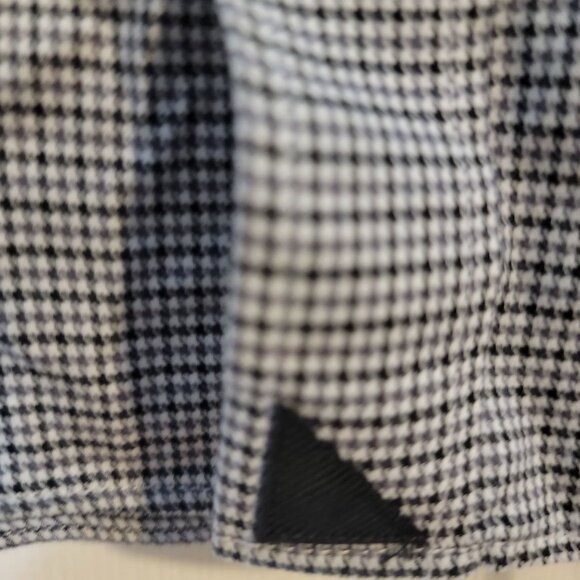 UNTUCKit Men's Button Up Dress Shirt Size XXL Gray Blue Plaid Long‎ Sleeve - Picture 5 of 5